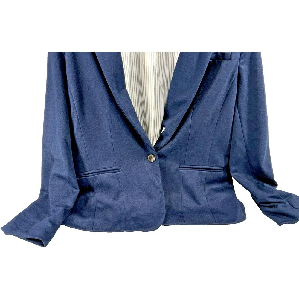 J.C.Penney  JCP Navy Blue Women’s Lined Career Blazer Business Extra Large - Picture 4 of 9